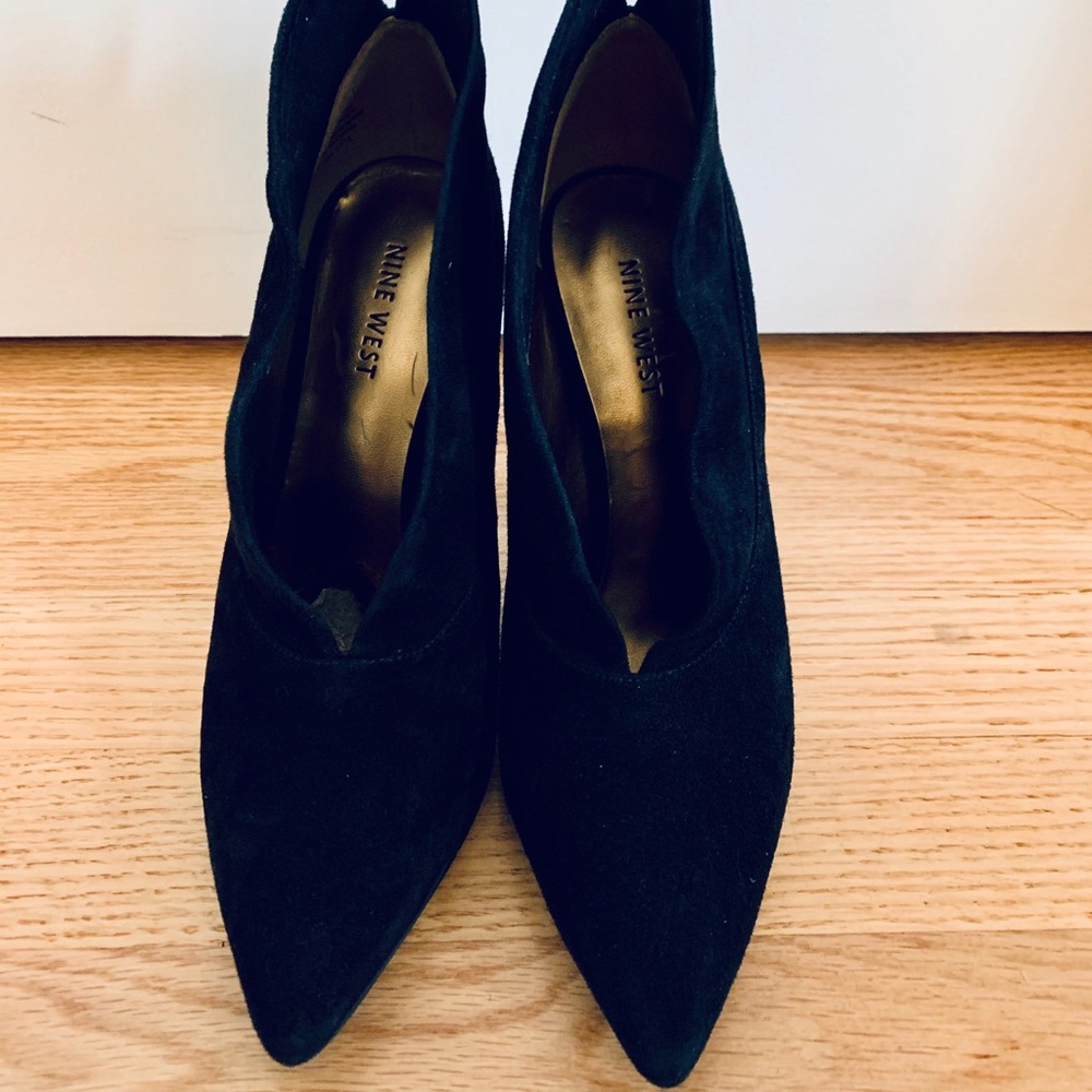 Nine West Suede Booties/Heels - Picture 2 of 10
